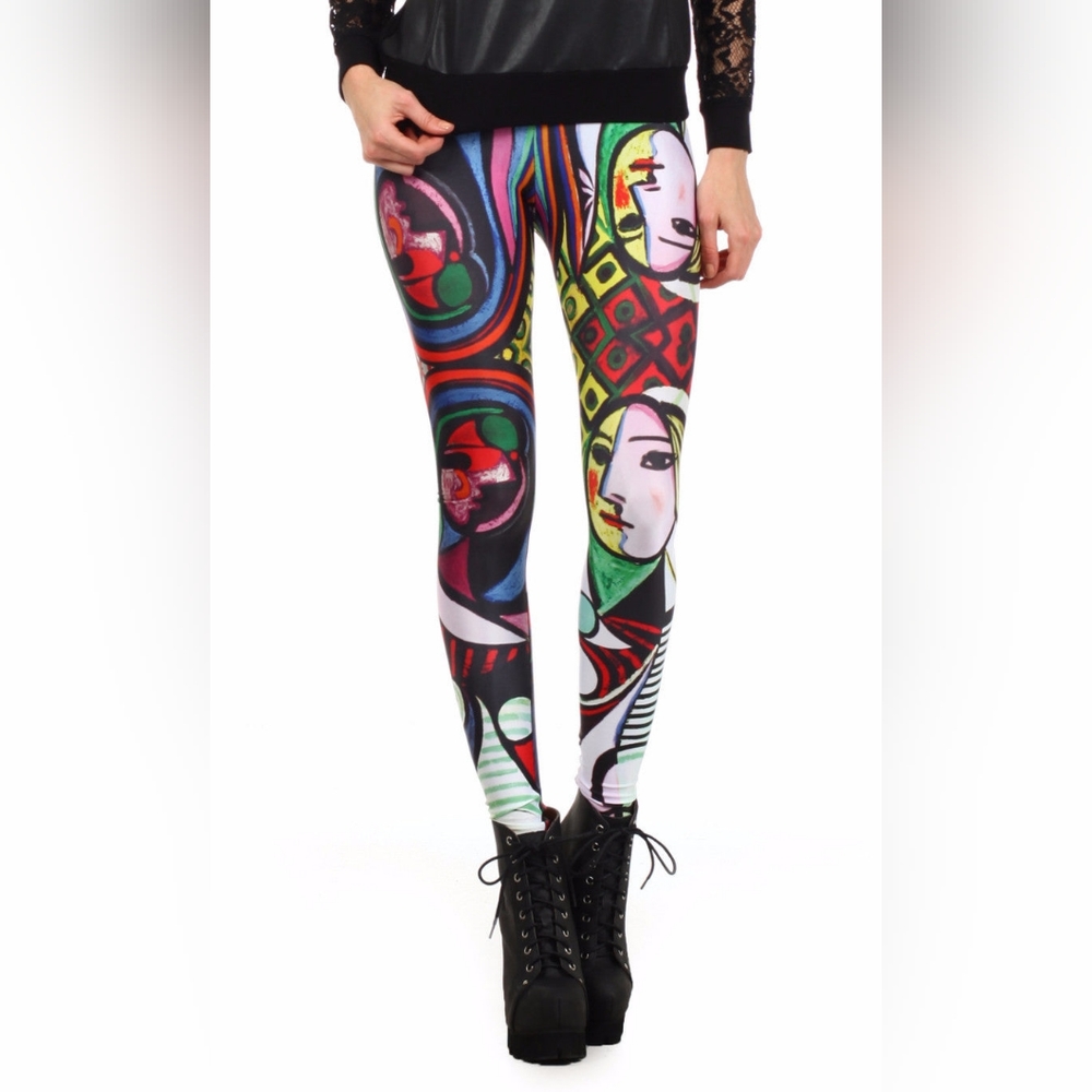 Poprageous Picasso Girl Before a Mirror Leggings